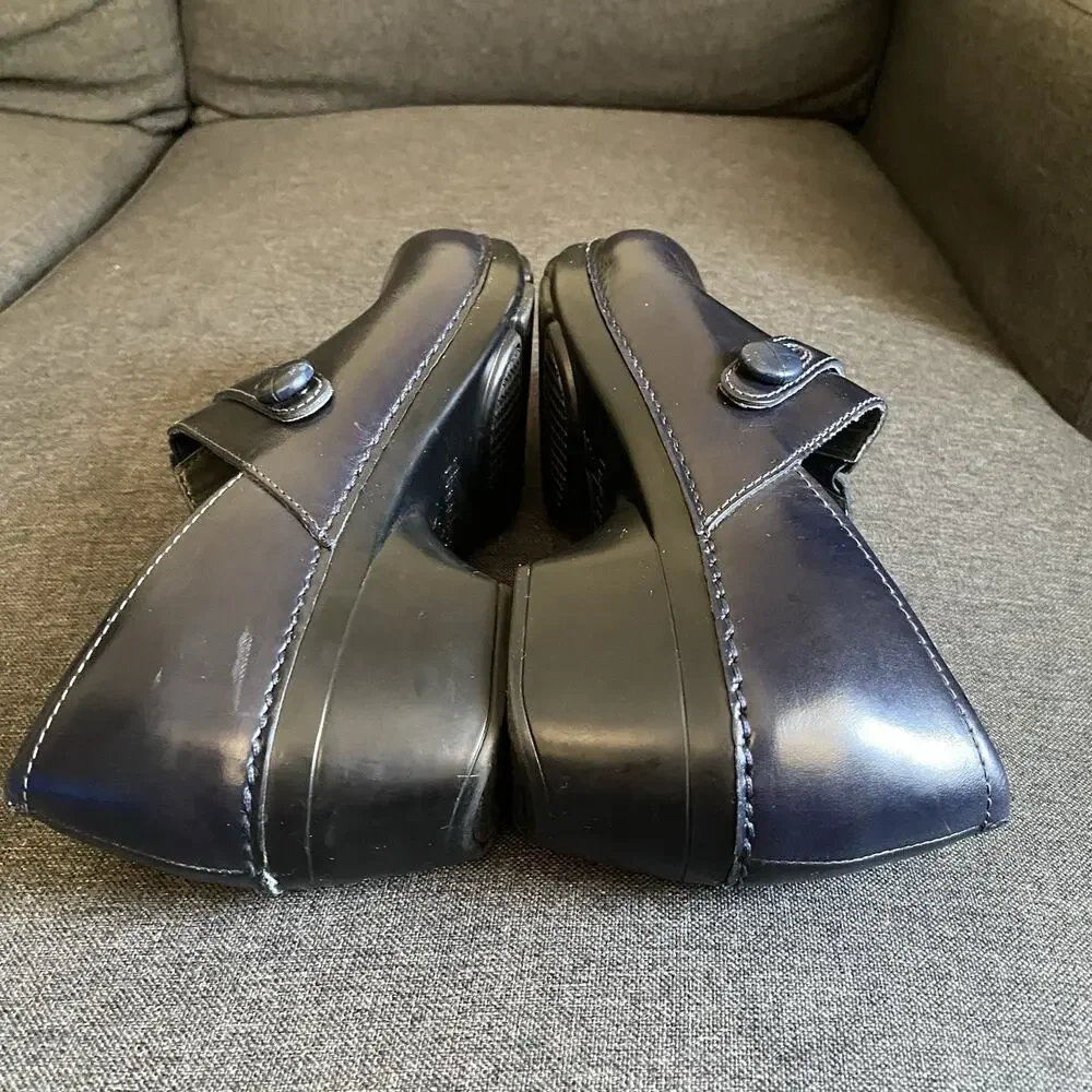 Dansko Professional Clog Shoes Leather Slip-On blue Womens Sz 41 - Picture 5 of 14
